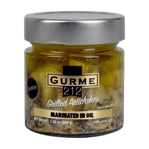 GURME212 CHARGRILLED MARINATED ARTICHOKE QUARTERS 7OZ