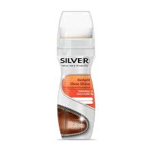 SILVER LIQUID SHOE POLISH 75ml (2.53 oz) BLACK