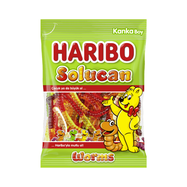 Haribo Worms – 2.82 oz (80 g)