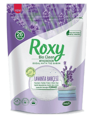ROXY BIO-CLEAN WASHING POWDER SOAP || 800 GR. || LAVENDER