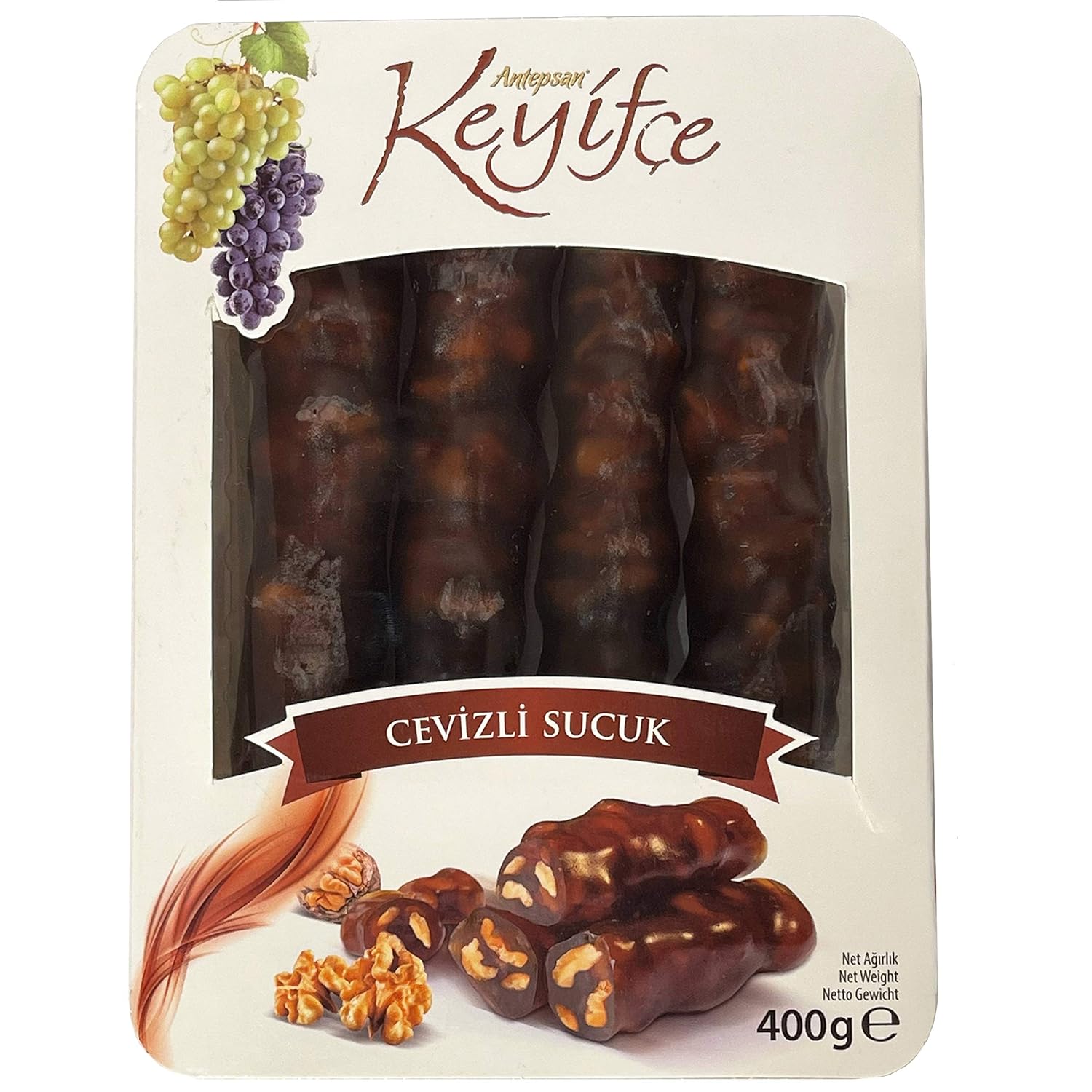 KEYIFCE TURKISH DELIGHT WITH WALNUT ROLL 350gr