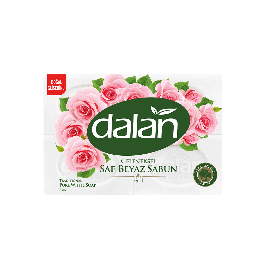 Dalan Bath Soap - Rose (200g x 4 bars)