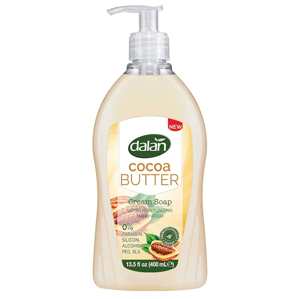 Dalan Crema Líquida para Manos CON CACAO 13.5 fl oz / 400ml